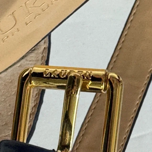 Lauren Ralph Lauren Sleek Navy Heels - Picture 9 of 12